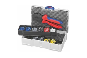 Knipex Smartline Cable USB Bus 1.8m Crimping Set with Terminal Sleeves Supplied PreciForce Crimping Tool