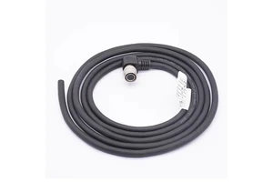 Industrial Camera Trigger Cable 12pin Core 90 Degree Elbow Hirose Hr10a-10p-12s Drag Chain High Flexible Power Cord