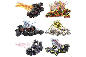 Professional Double PBT Solar Cable Wiring Harness for Solar-Powered IoT Monitoring Systems Computer Motorcycle Remote Sensor