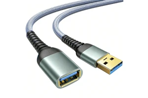 USB 3.0 Male to Female Cable 3.2 USB Extension Cable Custom 3.2 5Gbps 1m 2m 3m Nylon Braided USB Male to Female Extension Cable