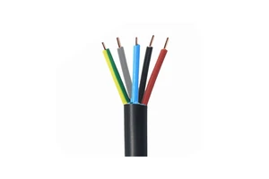 High Performance Flat PVC Insulated Copper Power Cables for Industrial Building Control Systems Customizable Voltage Diameter