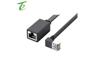 Class 7 Network Cable Extension Line 90 Degree Elbow Network Cable Flat Super Class 6 Network Cable Router TV General