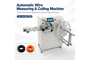 SQ XL18 Floor Standing Measuring Arranging Cutting and Winding Machine for USB Power Cord HDMI Cable Touchscreen PLC Control