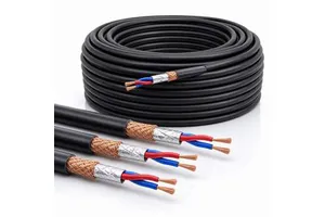 Premium Solid Copper PVC Insulated IP20 Rated Multi Core RVSP Shielded Control Cable for Data Transmission and Industrial Use