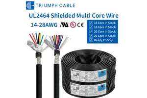 UL Certification 16core 18core 20core 22core Multi-core Electrical Wires AWG Gauge Shielded Industrial Control Cable UL2464