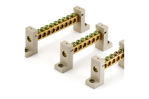OEM Brass Neutral Links and Terminal Block for Electrical Panel and Power Distribution Copper Bus Bar Wire Connectors