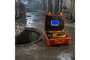 WITSON Sewage Pipe Inspection Camera H.265 20m Flexible Cable 7-inch LCD Waterproof 1 Year Warranty DVR Recording Function 420TV