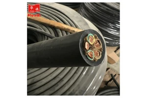 Huaqi YC 5x16mm² Crane Power Cable Heavy Duty Flexible Rubber Cord for Port Machinery and Hoists