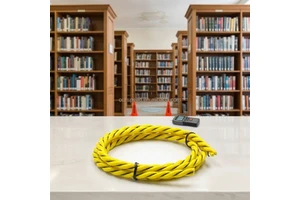 2core TCP Water Leakage Detection Sensor Cable Sound Alarm PVC Material 360 Smart Life App Support 100-200m Range for Data