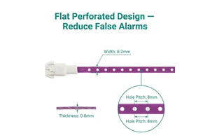 Professional Liquid Leak Detection Cable Water Immersion Sensing Rope For Pipeline HVAC Under Floor Leakage Detector