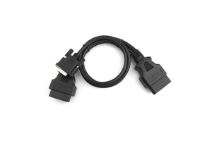 Customized OBD-II Y Splitter Cable 16pin Male to DB9 Female with Extension, Truck Diagnostic J1939 Adapter Cable CAN Bus