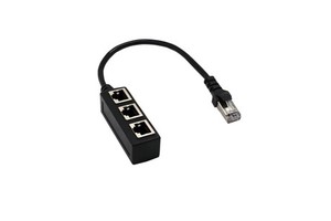 3 in 1 RJ45 3in1 1 in 3 Out Extension Cable Network Cable Network Extension Adapter