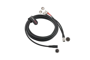 Hirose 6 Pin Female Power Trigger I/O Breakout Cable HR10A-7P-6S BNC DC 2.1mm Female Industrial 12V PVC Jacket 4m Victorem CXP