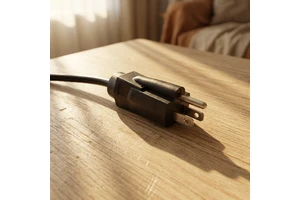3-pin DC Power Cord for Computers Home Appliances & Industrial Equipment-/CE Certified 5-15P PVC Jacket Copper Conductor