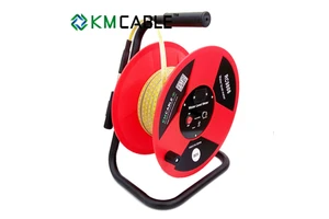 KMCABLE Anti-Corrosion Steel Ruler Cable with Buzzer Alarm, Deep Well Underground Water Depth Dip Meter Measuring Cable 50-500m