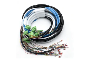 Electrical Cabinet PLC Automation Multi Core 2 to 24 Pin Crimp Terminal Control Cable Assembly for Power Signal Distribution