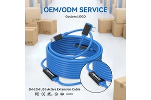 Long Distance 3.2 Gen 1 USB Active Extension Cable With Repeater Low Latency High Flex Industrial Grade Tether Cable For Camera