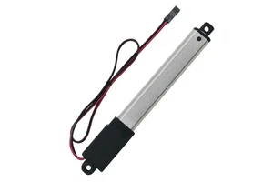 75MM 6V 12V 24V DC Motor 30mm/s 7lbs 32N 3.2Kgs Micro Electric Linear Actuator Max Thrust