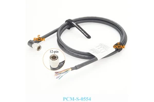 1.5M Industrial Camera Power GPIO Trigger I/O Cable HR10A-10P-12P Connector Right Angle for Hitachi JAI Toshiba Camera