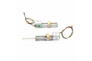 12v Dc Small Linear Motor for Printer Mini Linear Stepping Motor Stepper Motor with Travel Stroke Length of 35mm 45mm