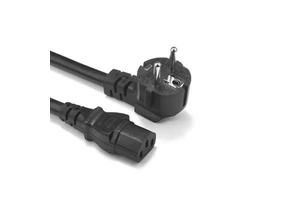 High Quality EU Power Cord 2 Pin AC Extension Cord European Standard 1.5M Length 10A/16A Rated Current Pure Copper PVC Material