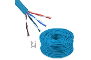 Dependable Multi Purpose Core Wire Component Cat6 Dual Use Network Cable for POE Camera and Computer Desktop Connection