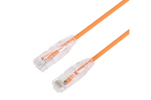 28AWG Slim Patch Cord Cat6 Cat 6a Cat5 Rj45 network Patch cable PVC LSZH Jumper cable Pure Copper CM CMR CMP