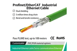 Industrial Ethernet Profinet Type B 300V Rated UL2517 Model PVC Insulated Stranded/Solid Cable