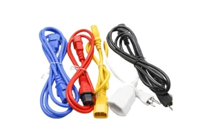 Computer Equipment to PDU Power Cord, Power Cable (IEC C14 to NEMA 5-15R)