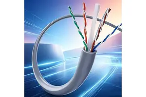 FTP Cat6 CCA Shielded Network Cable 23AWG 550MHz 305M Anti Interference Gigabit Ethernet Cable for Server Room Industrial Wiring