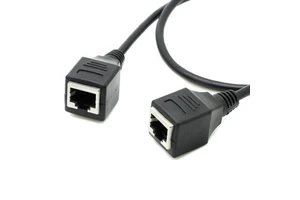 Ethernet Extension Cable Ethernet LAN Female to Female Network Cable RJ45 Extension Cable