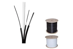 High Quality 2km Fiber Optic Drop Cable For Communication PVC/LSZH Jacket