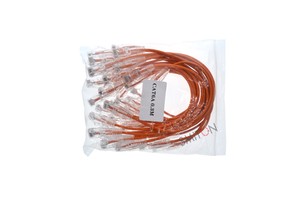Best Flexible Slim UTP Cat6 28awg Orange Ethernet Network Patch Cord Cable Communication Cables