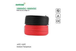 1000VTUV Certification Solar Cable Single Wire Annealed Soft Tin Copper PV1-F 6mm2 DC PV Cable