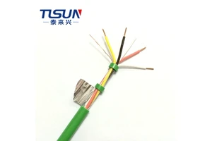 Bus Cable Can Bus 4Core Cable 20AWG PE Insulated Industrial Communication Cable With Shield