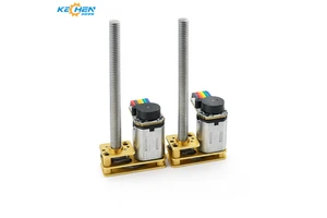 GM1024 Linear Actuator Gear Motor N20 Lead Screw With M3/M4 Thread Brush Commutation Explosion-proof Smart Home Use Encoder