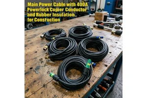 ST Copper 400A Conductor and Rubber Insulation Construction Power Locking Powerlock Connectors for Industrial Main Power Cable