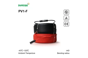 H1z2z2-k Cables Solar: 4mm2, 6mm2, 10mm PV Wire, Flexible DC Cable, Copper Electrical Wire