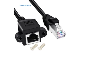 Ethernet Extension Cable 8P8C LAN Male to Female Network Cable RJ45 Cat5 Extension Patch Cable Extender Cord