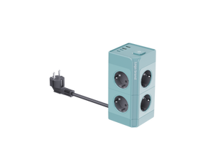 Multi-Function European EU/Germany Power Extension Cord With USB Tower Socket 4/8/12 Outlets Surge Protector And Power Strip