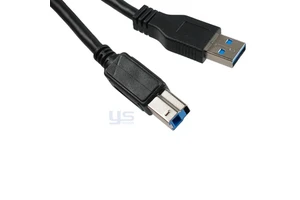 Custom Made High Speed USB 3.0 Type a Male to Type B Male Cable for Hard Drive Enclosure Printer Scanner External Devices
