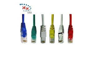 Waterproof 30cm RJ45 Connector Ultra Thin Lan Network Extension Cat6 Ethernet Tracing 8-Conductor Patch Cable
