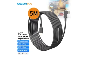 5M OEM Wholesale USB 3.0 Active Extension Cable Right Angle Repeater Intelligent Photography Tether Cable for Fuji Camera Sensor