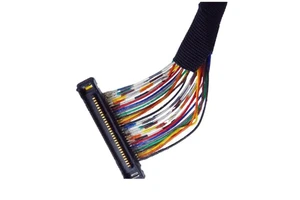 Flexible LVDS Micro Coaxial Custom Cable Designed by Wire Harness Manufacturers with Reliable Cable Assembly for Industrial Use
