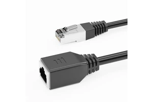 UTP Cat6 LAN Cable RJ45 Male to Female Network Cable Ethernet LAN Extension Cable Pure Copper PVC Shielded Customizable Length