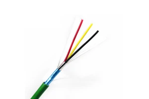 Industrial HDPE Insulation Annealed Bare Copper Conductor Certified 4 Core Bus KNX Cable