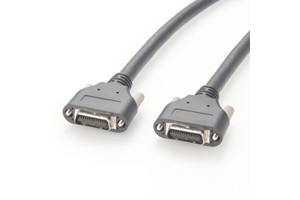 Industrial Camera Link Cable PoCL MDR to SDR with Pure Copper Conductor PVC Jacket Braid Shielding
