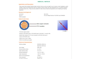 LANYUE H05V2-K/H07V2-K/H05V2-U/H07V2-U/H05V2-R/H07V2-R Heat-Resistant Flexible Single-Conductor Hook-Up Wires (Copper