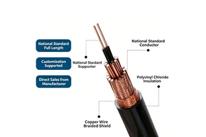 KVV Control Cable for Equipment Connection and Protection Measurement Systems PVC Insulated Multi-core Copper Wire