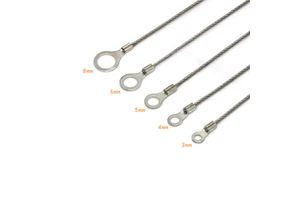 1.5mm Anti-Twist Steel Wire Rope 7x7 Protective Metal Wire Sling Resisting Indoor Use